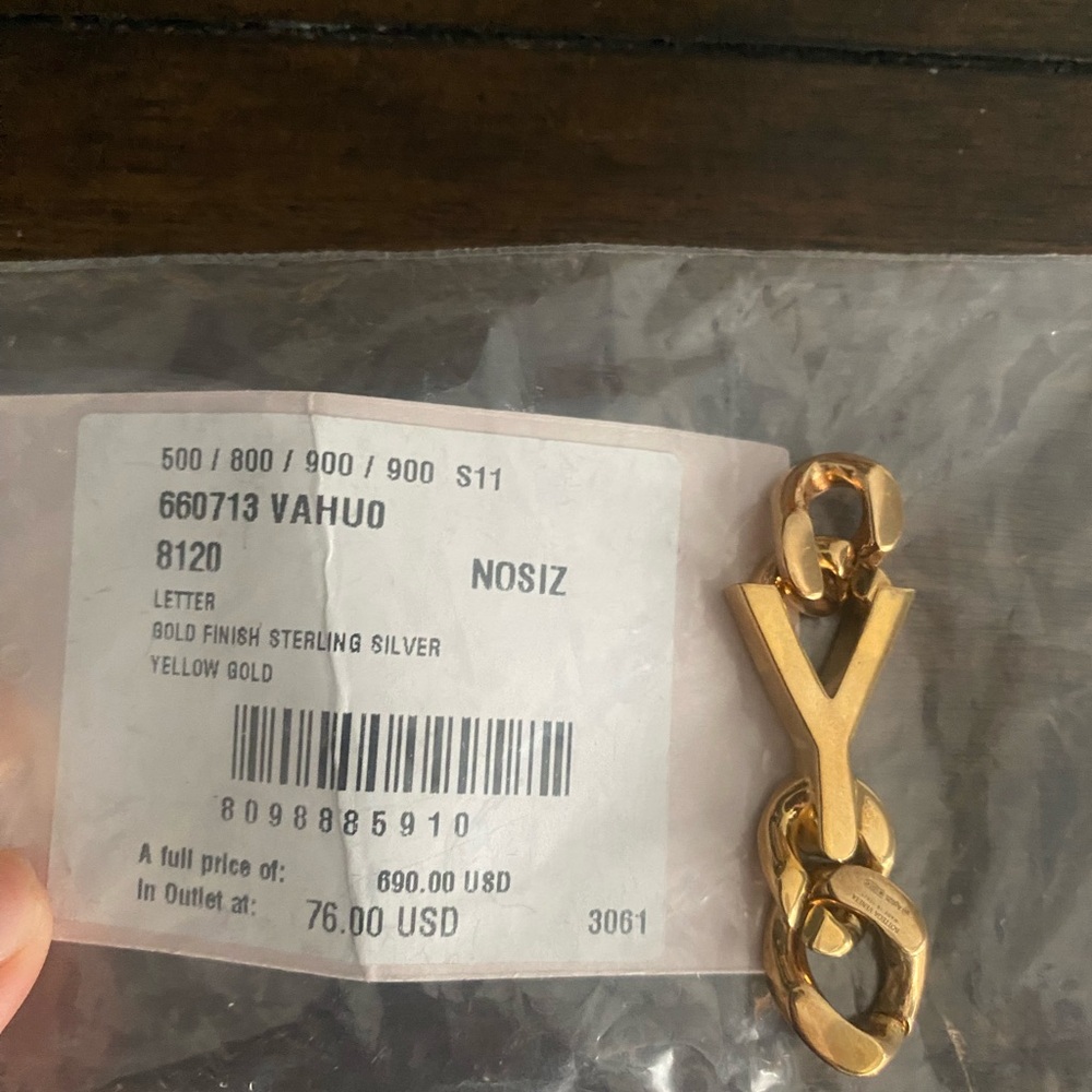 Balenciaga necklace charm